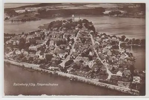 54472 Ak Ratzeburg Lauenburg Fliegeraufnahme 1929