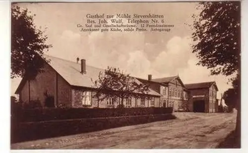 55094 Ak Sievershütten Gasthof zur Mühle 1928