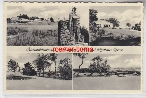 78986 Ak Bismarckdenkmal a.d. Aschberg - Aschettel Hüttener Berge um 1940