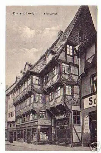 00108 Ak Braunschweig Flohwinkel 1924