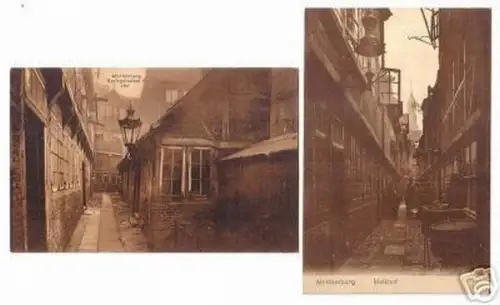 00095/2 Ak Alt-Hamburg Melkhof, Springeltwiete 1923