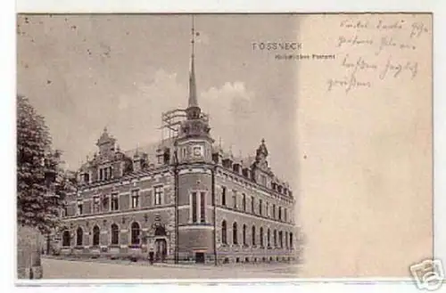 00341 Ak Pössneck Thüringen kaiserliches Postamt 1911
