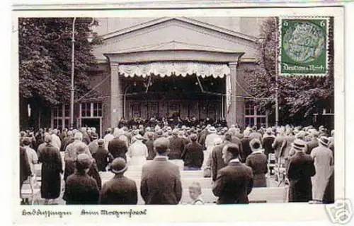 03409 Ak Bad Kissingen beim Morgenkonzert 1936