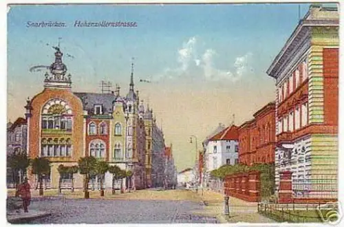 03271 Ak Saarbrücken Hohenzollernstrasse 1915