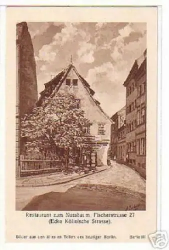 03356 Ak Berlin Restaurant zum Nussbaum um 1930