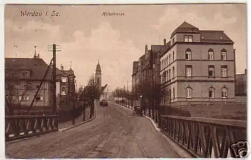 03785 Ak Werdau in Sachsen Holzstrasse 1937