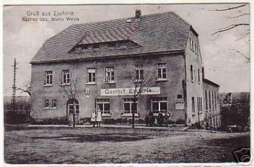 03685 Ak Gruss aus Zschirla Gasthof um 1920