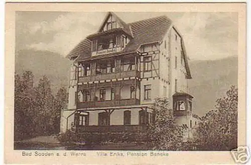 03297 Ak Bad Sooden an der Werra Pension Beneke um 1930