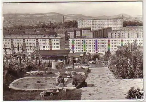 04465 Ak Arnstadt Blick vom Dornheimer Berg 1981