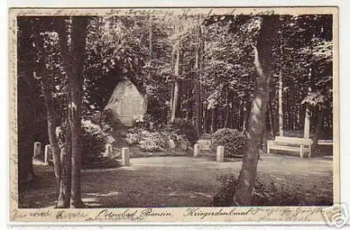 04816 Ak Ostseebad Bansin Kriegerdenkmal 1931