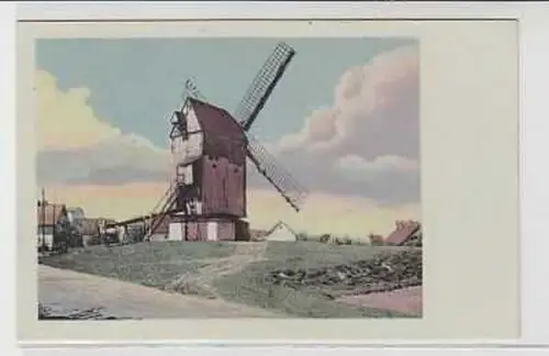 34778 Ak Ortsansicht mit Windmühle um 1920