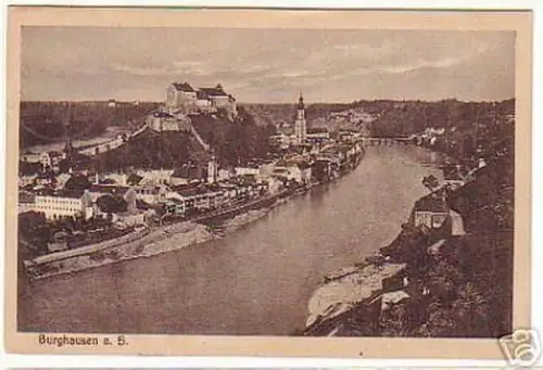 05593 Ak Burghausen a.S. Oby. Totalansicht 1926