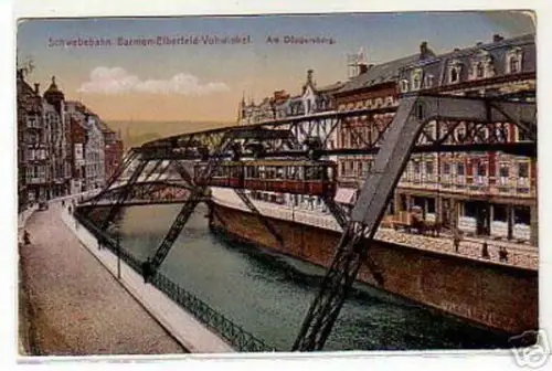 schöne Ak Barmen Elberfeld Vohwinkel am Döppersberg1921