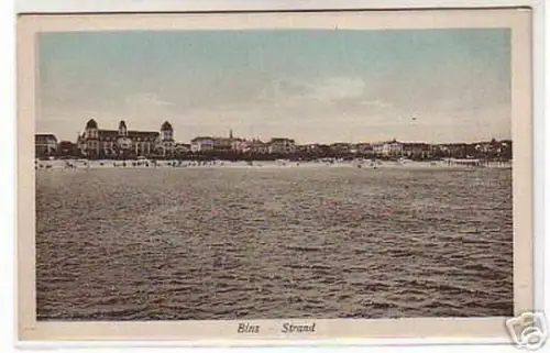 schöne Ak Binz Strand um 1920