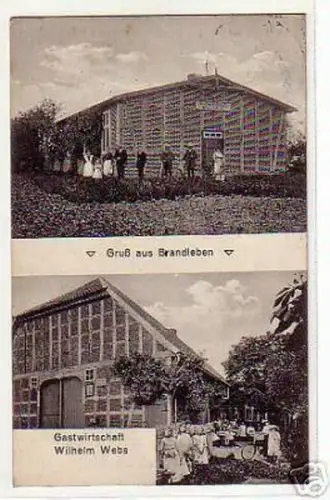 schöne Ak Gruss aus Brandleben Gasthaus 1916