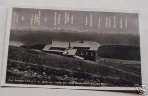 schöne Ak Hotel Belchenhaus Schwarzwald um 1940