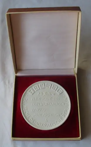 DDR Medaille TAKRAF 25 Jahre VEB Verlade- & Transportanlagen Leipzig (101054)