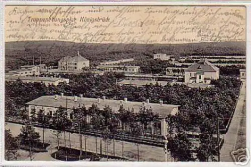 schöne Ak Truppenübungsplatz Königsbrück 1911