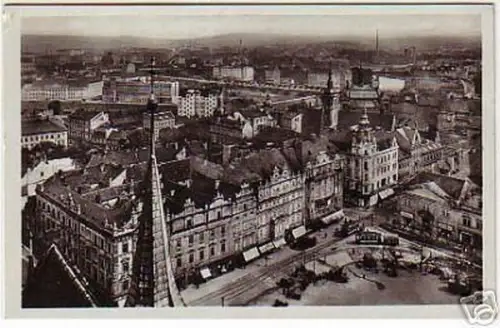 05960 Ak Böhmen Pilsen Totalansicht 1940