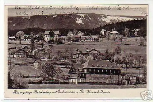 05363 Ak Riesengebirge Brückenberg mit Teichrändern1934