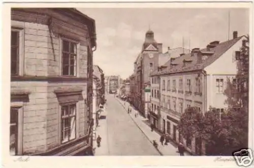 21416 Feldpost Ak Asch in Böhmen Hauptstraße 1939