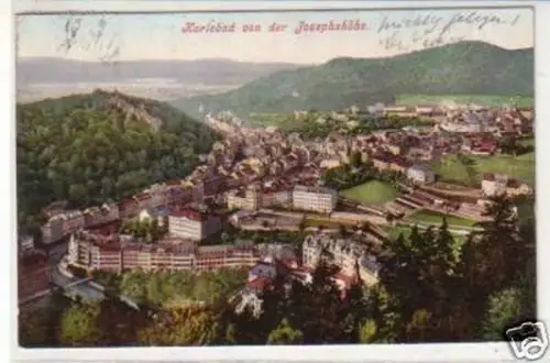29936 Ak Karlsbad von der Josephshöhe 1908