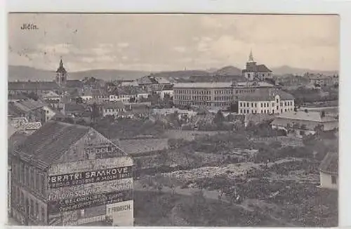 42585 Ak Jicin Böhmen Totalansicht um 1920