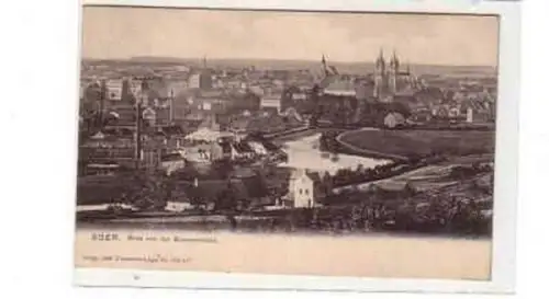 37980 Ak Eger Blick von der Bismarckhöhe um 1910