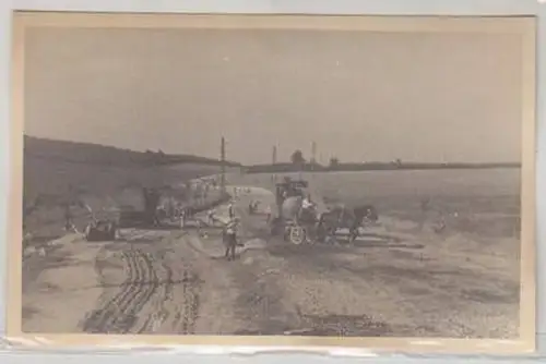 46409 Foto Ak Strassenbauarbeiten in Böhmen um 1930