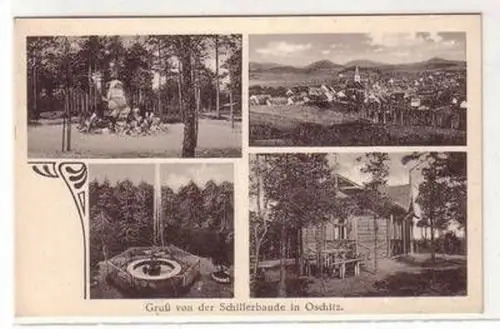 53279 Mehrbild Ak Gruß von der Schillerbaude in Oschitz um 1930