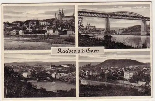 60161 Mehrbild Ak Kaaden an der Eger in Böhmen 1939