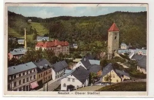 60037 Ak Neudek oberer Stadtteil 1934