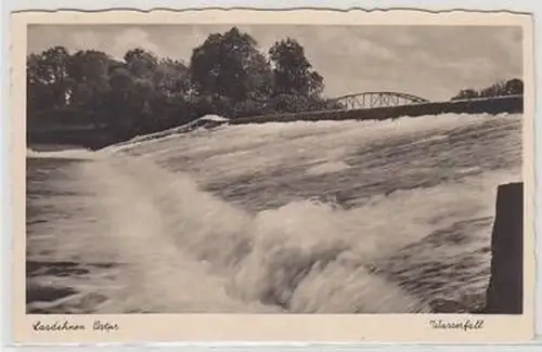 50220 Ak Lasdehnen Ostpreussen Wasserfall 1938