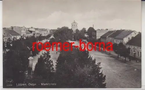 78303 Ak Lötzen in Ostpreussen Marktplatz um 1925