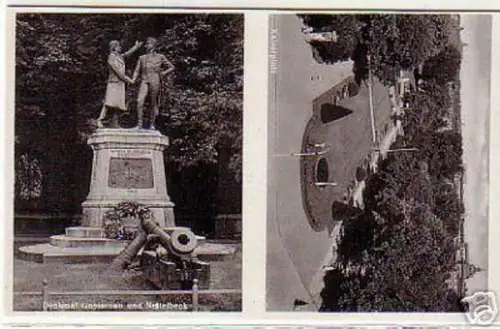07280 Ak Kolberg Kaiserplatz und Denkmal um 1940