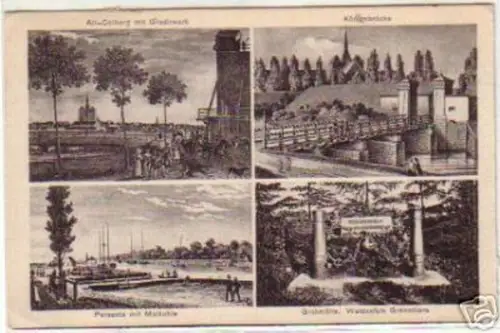 06653 Mehrbild Ak Alt Colberg mit Gradirwerk usw. 1925