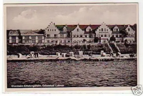 30127 Ak Ostseebad Lubmin Eisenbahn Erholungsheim 1940