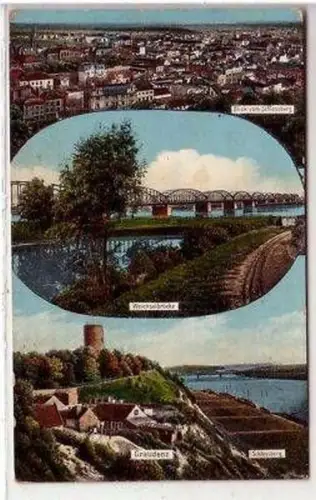 43967 Feldpost Mehrbild Ak Graudenz 1915