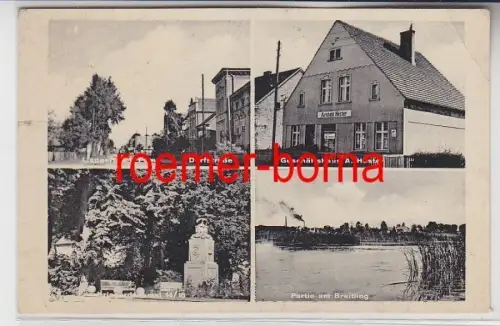 82213 Mehrbild Ak Liepgarten i. Po, . Geschäftshaus, Dorfstraße usw. 1940