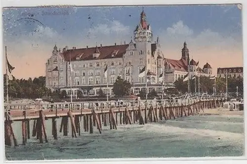 65846 Ak Kolberg Strandschloß 1920