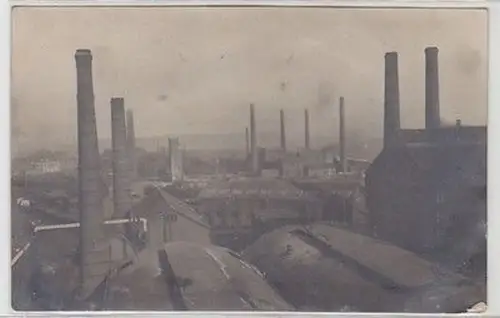 28500 Foto Ak Oberschlesien Fabrikanlage um 1920