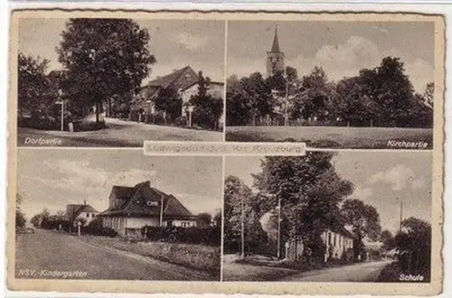 60008 Mehrbild Ak Ludwigsdorf in Oberschlesien um 1940