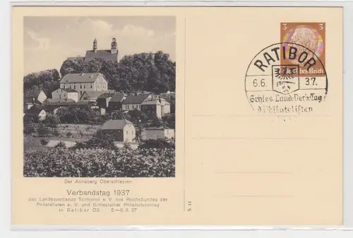 69970 Ganzsachen Ak Ratibor Verbandstag der Philatelisten 1937