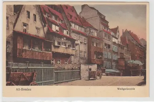 69305 Ak Alt-Breslau in Schlesien Weißgerberohle um 1930