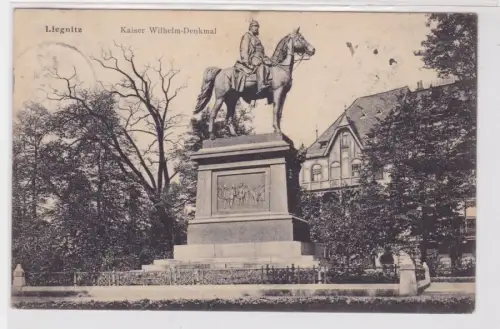 84747 Ak Liegnitz Legnica Kaiser Wilhelm Denkmal 1908