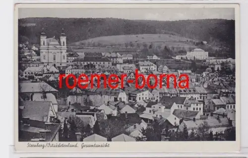 70876 Ak Sternberg ?ternberk Ostsudetenland Gesamtansicht 1940