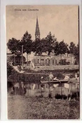 43950 Feldpost Ak Gruss aus Limmritz Neumark 1916