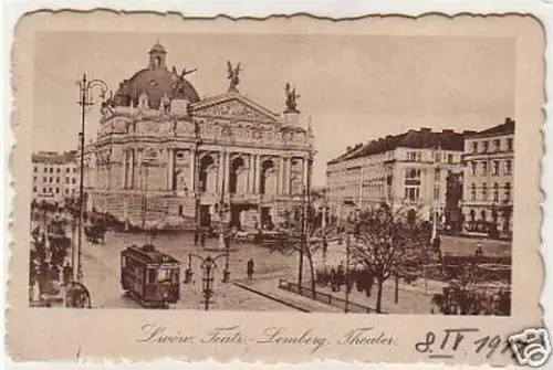 33010 Ak Lemberg Theater 1917