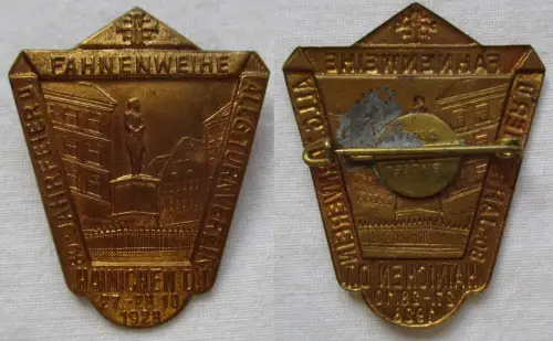 Abzeichen 80-Jahrfeier & Fahnenweihe Turnverein Hainichen 1928 (112580)