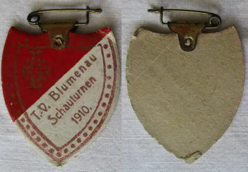 Papp Abzeichen Turnverein Blumenau Schauturnen 1910 (110533)